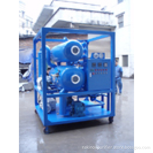 Vacuum Transformer Oil Filtration Machine with Double Stages